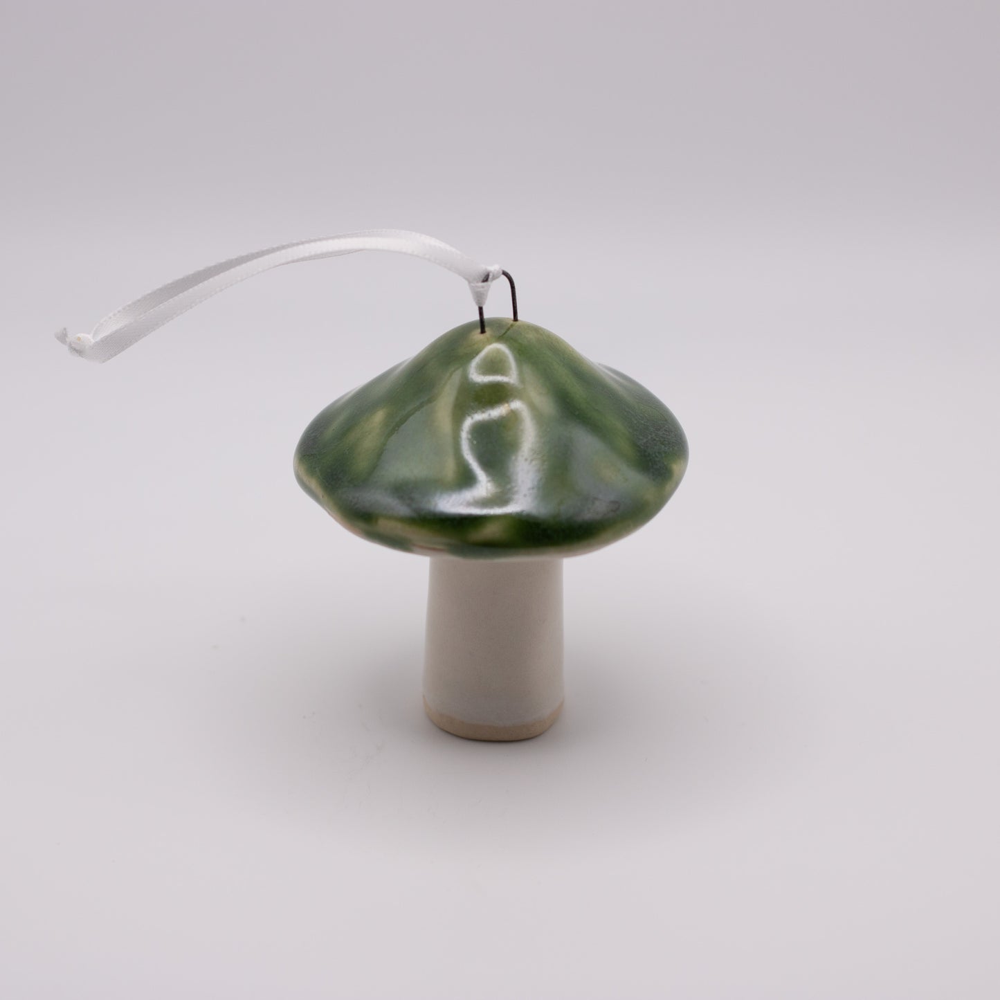 Mushroom Ornament-Green #1