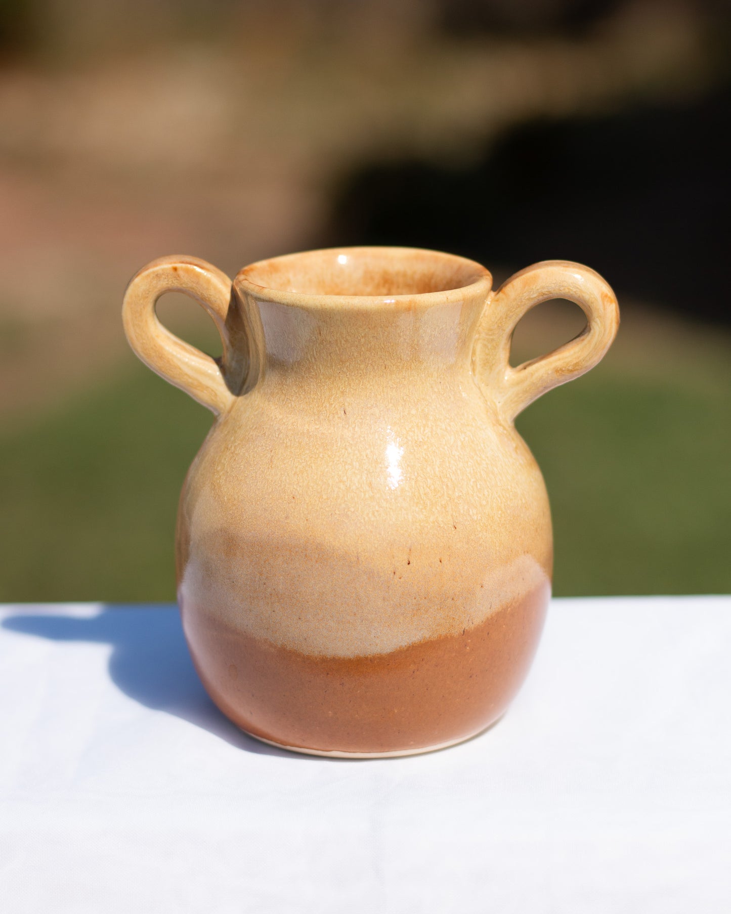 Mini Vase- Rustic Honey