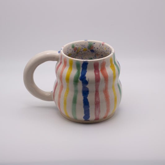 Rainbow Stripe Bubble Mug #1