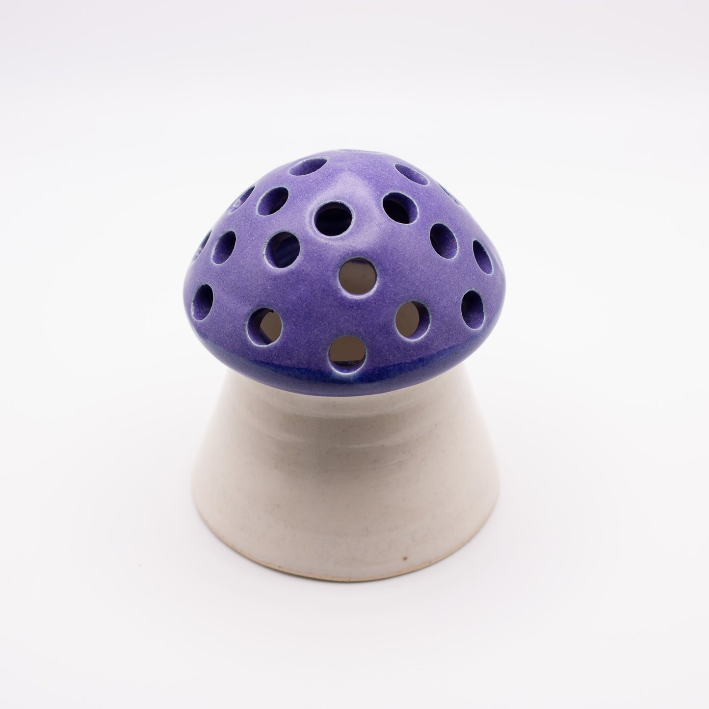 Tealight Mushroom Luminary-Purple #1