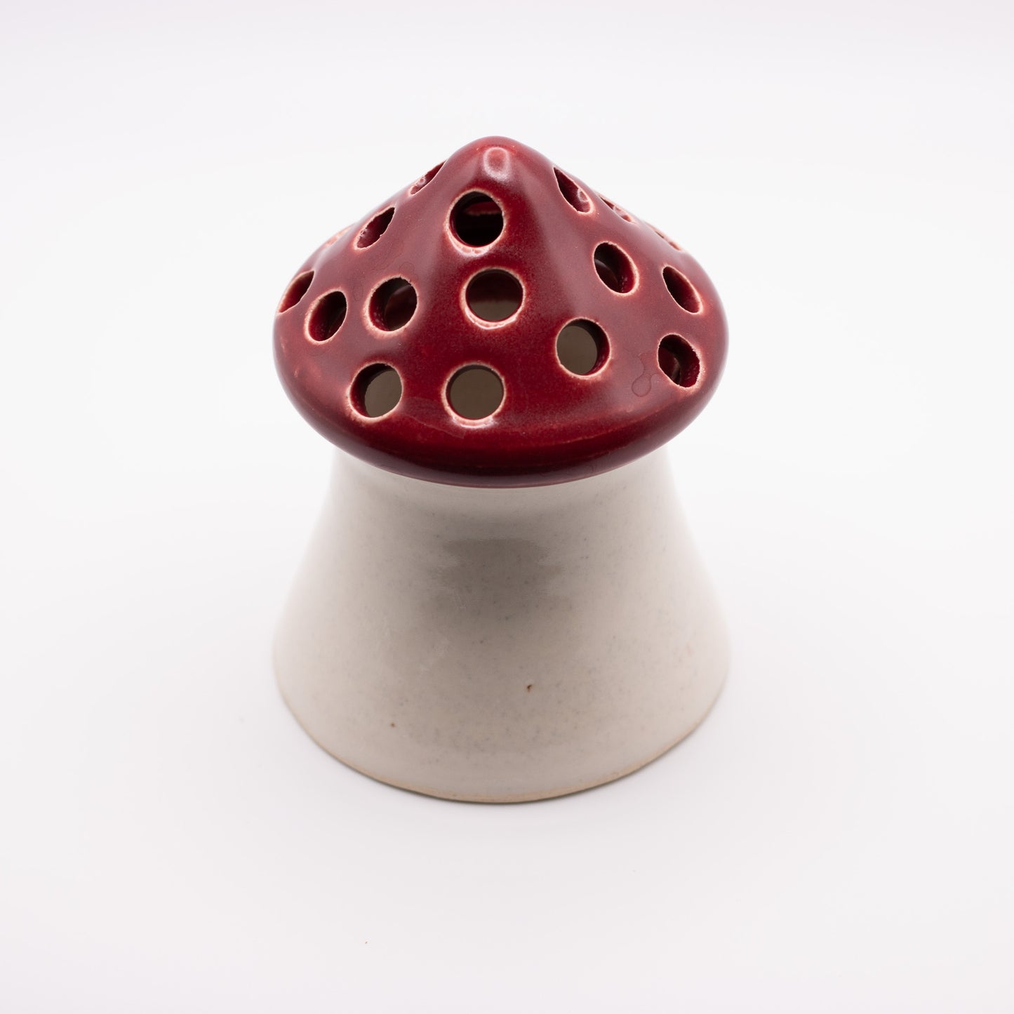 Tealight Mushroom Luminary-Red #1
