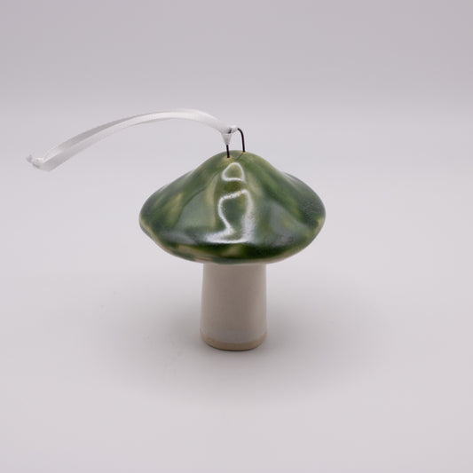 Mushroom Ornament-Green #1