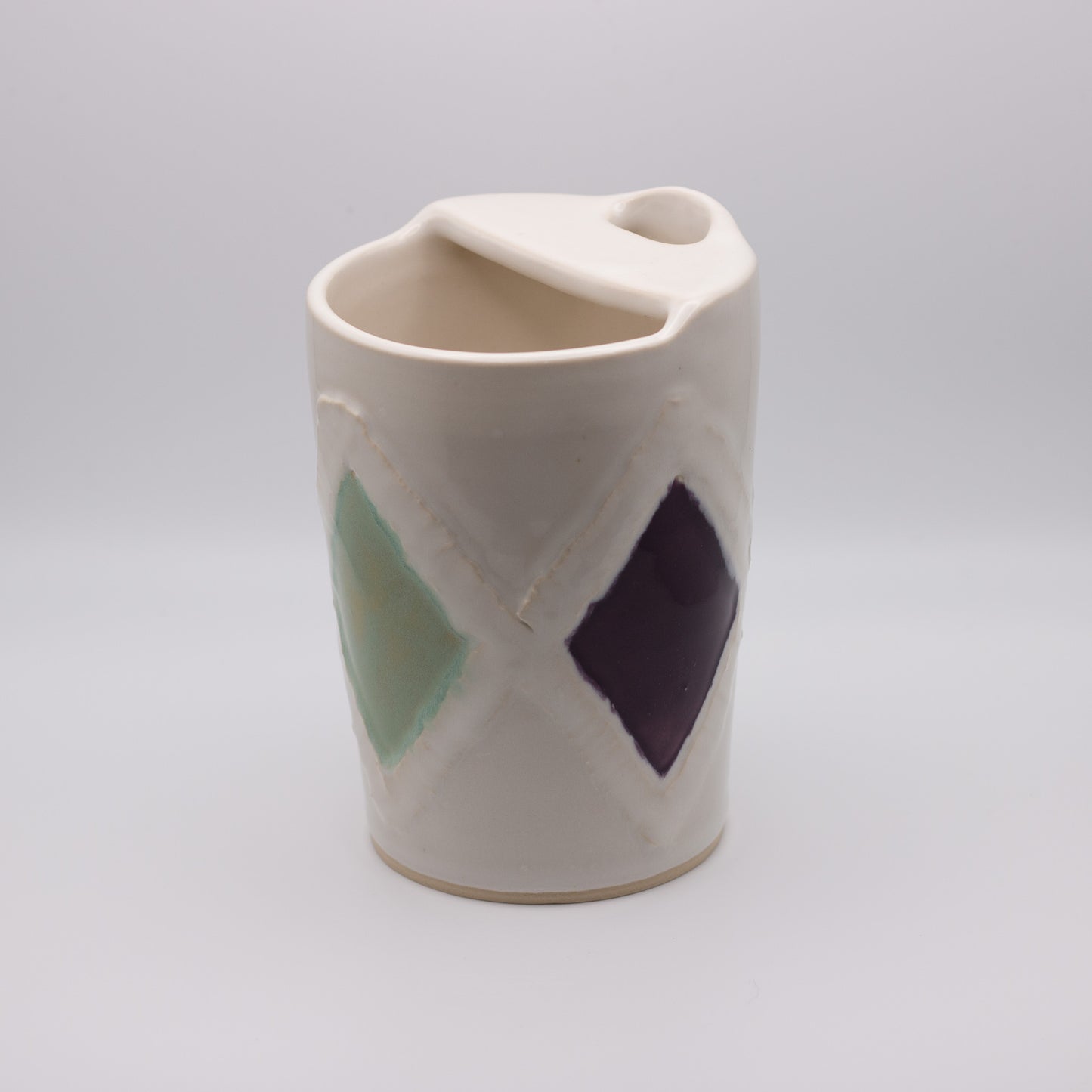 Tumbler Cup-Multicolored Diamonds #2